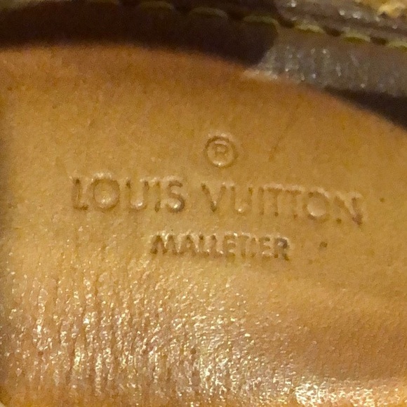 LOUIS VUITTON Replacement Vachetta Leather Shoulder Strap with LV Clasps and Pad - Picture 8 of 14